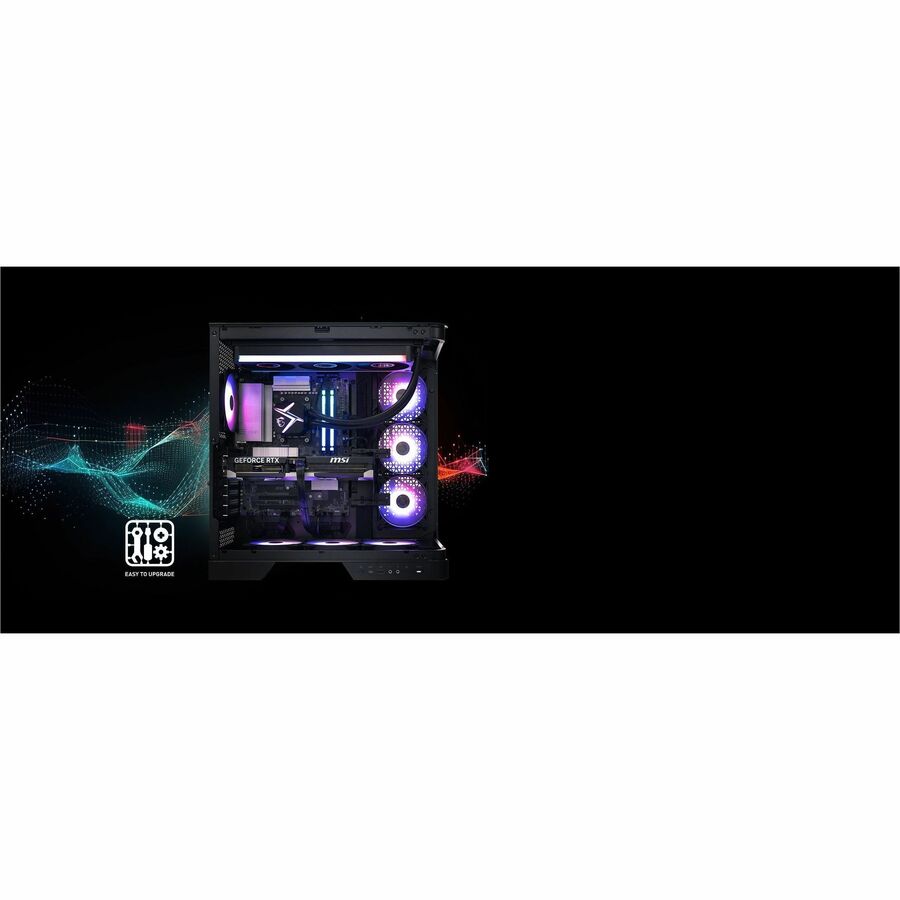 MSI Vision ZS Vision Elite ZS 9NVZ-1481US Gaming Desktop Computer - AMD Ryzen 9 9950X3D - 64 GB - 2 TB SSD - Black MSI Vision ZS Vision Elite ZS 9NVZ-1481US Gaming Desktop Computer - AMD Ryzen 9 9950X3D - 64 GB - 2 TB SSD - Black